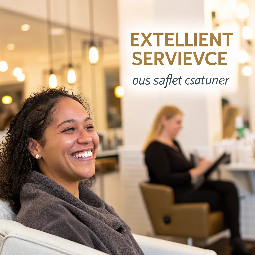 Customer satisfied with service